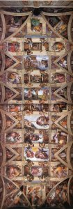 Ceiling of the Sistine Chapel - bay 1