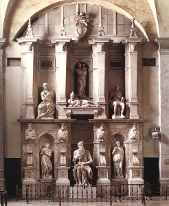 Tomb of Pope Julius II [detail] - Rachel and Leah