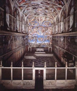 Interior of the Sistine Chapel