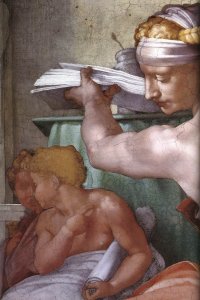 The Libyan Sibyl (detail)