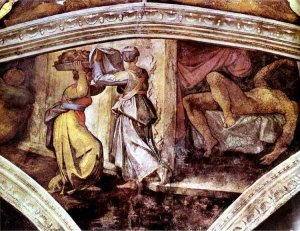 Sistine Chapel Ceiling Judith Carrying the Head of Holofernes