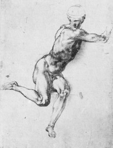 Battle Of Cascina  Study For A Figure