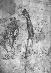 Male Nude  Study For The Battle Of Cascina