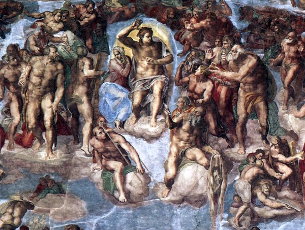 Last Judgment (detail-1) 1537-41