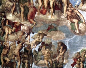 Last Judgment (detail-13) 1537-41