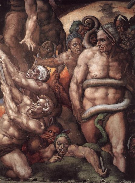 Last Judgment (detail-28) 1537-41