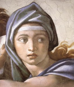 The Delphic Sibyl (detail-1) 1509