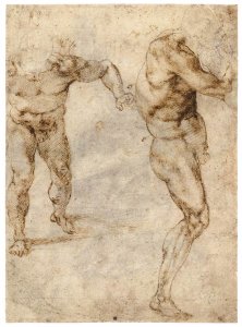 Two Nude Studies (recto)