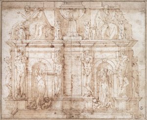 Project for a Wall Tomb for Pope Julius II