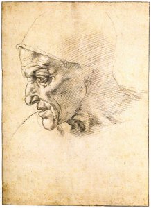 Study for the Head of the Cumeaen Sibyl (recto)