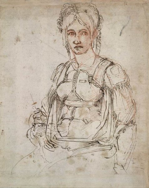 Portrait of a Woman (recto)