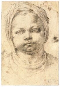 Study of a Child's Head (recto)