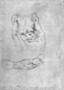 Studies for Pieta or The Last Judgement