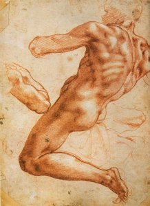 Study for an ignudo