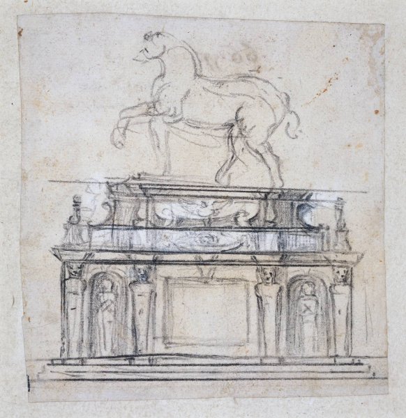 Design For A Statue Of Henry II Of France On Horseback