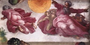 Creation of the Sun, Moon, and Plants 1511